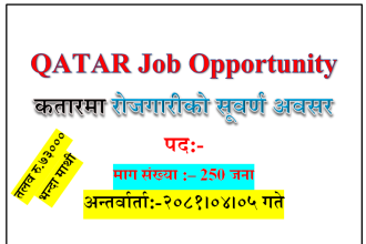 Foreign job QATAR