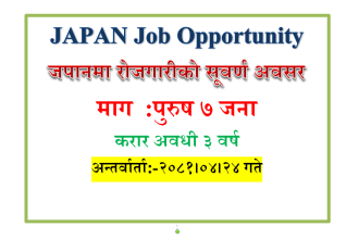 Foreign job Japan