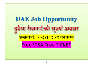 Foreign job Uae