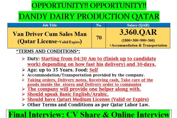Foreign Job Opprtunity