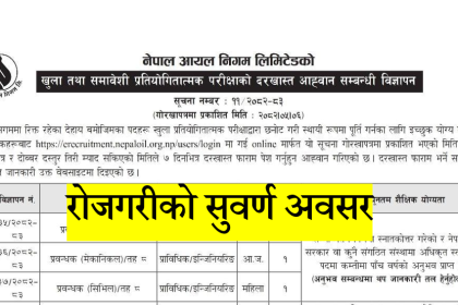 Nepal oil corporation Vacancy