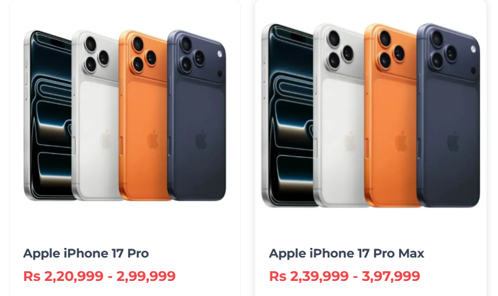 iPhone 17 and Xiaomi 17 Series Nepal Price